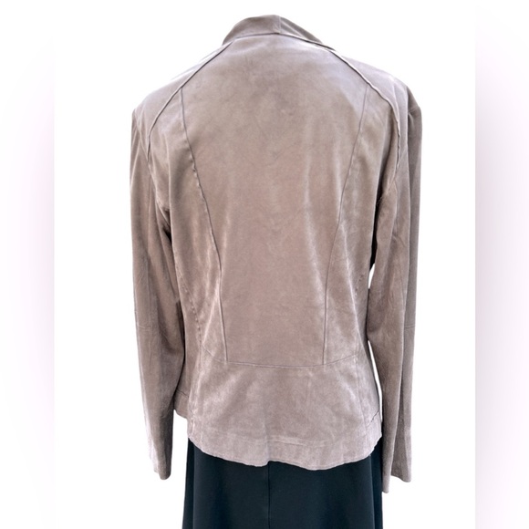 KUT From The Kloth Faux Suede Jacket Women’s Size XL Full Zip Soft Flowy - Picture 3 of 5